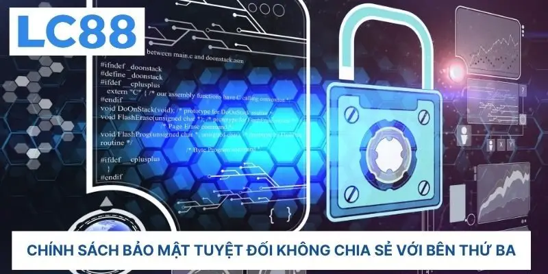   Chính sách bảo mật tuyệt đối không chia sẻ với bên thứ ba